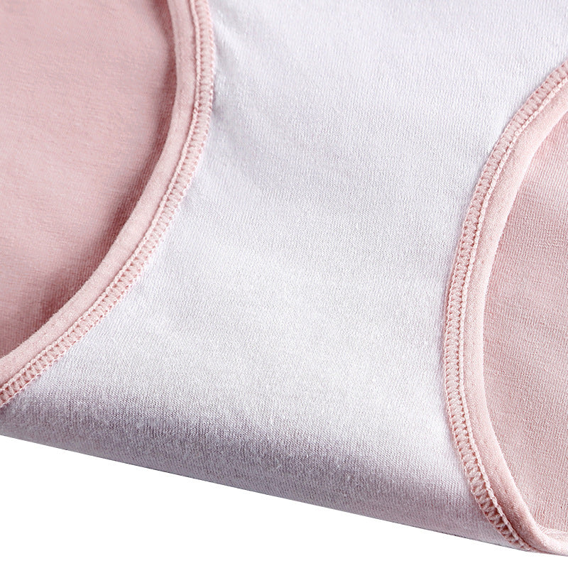 Pure cotton high waist physiological underwear Pure cotton menstrual period anti-side leakage physiological pants