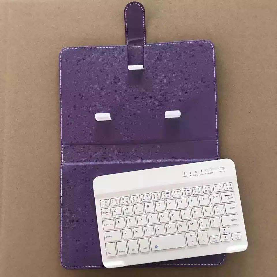 Mobile phone bluetooth keyboard leather case suitable for Android Apple mobile phone protective case external keyboard leather case split leather case