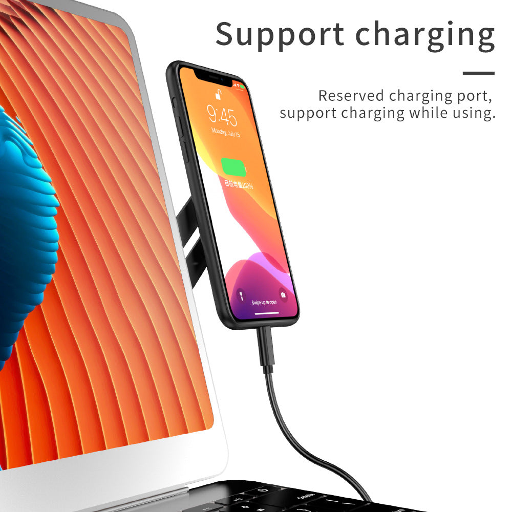 Metal notebook mobile phone foldable expansion magnetic stand