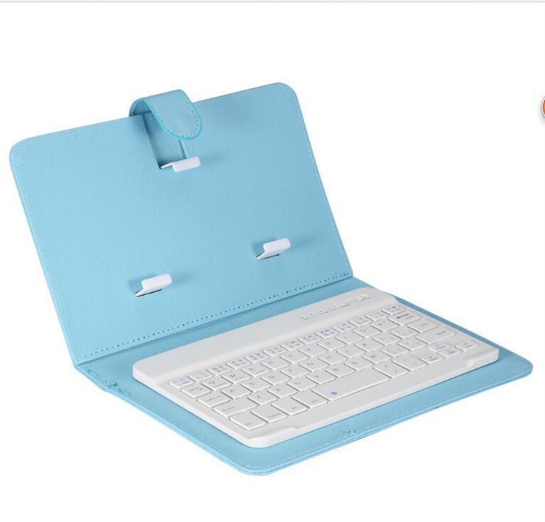 Mobile phone bluetooth keyboard leather case suitable for Android Apple mobile phone protective case external keyboard leather case split leather case