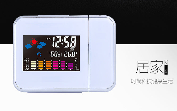 Creative LED Electronic Clock with Calendar and Weather Forecast