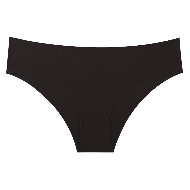 Underwear for women, comfortable elastic nude, one-piece ice silk
