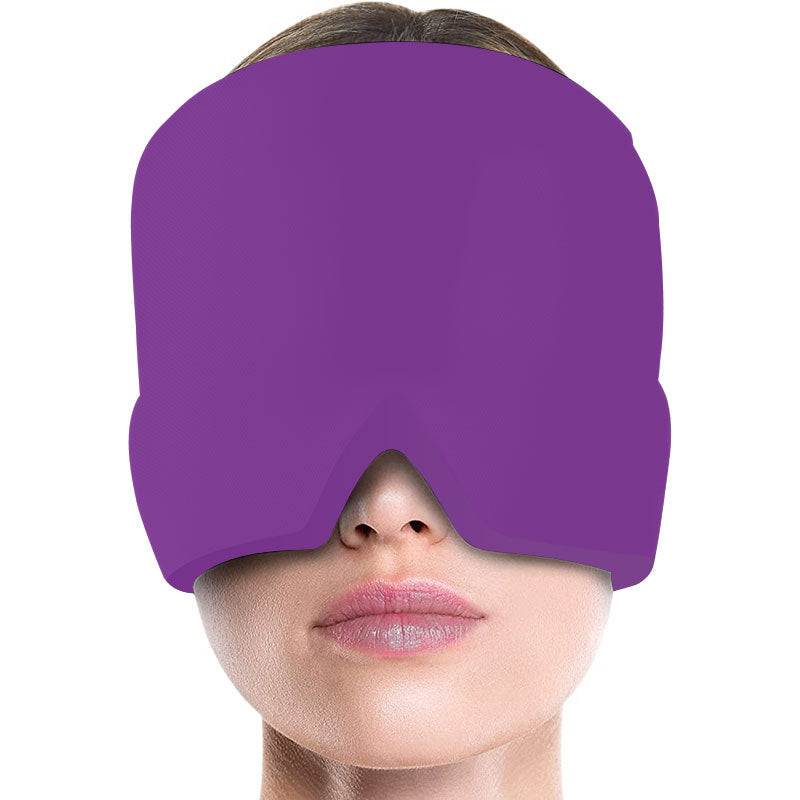 Cross-border Temu Migraine Relief Cap Gel Ice Compress Headgear Cold Compress Headgear Cooling Migraine Cold Compress Headgear