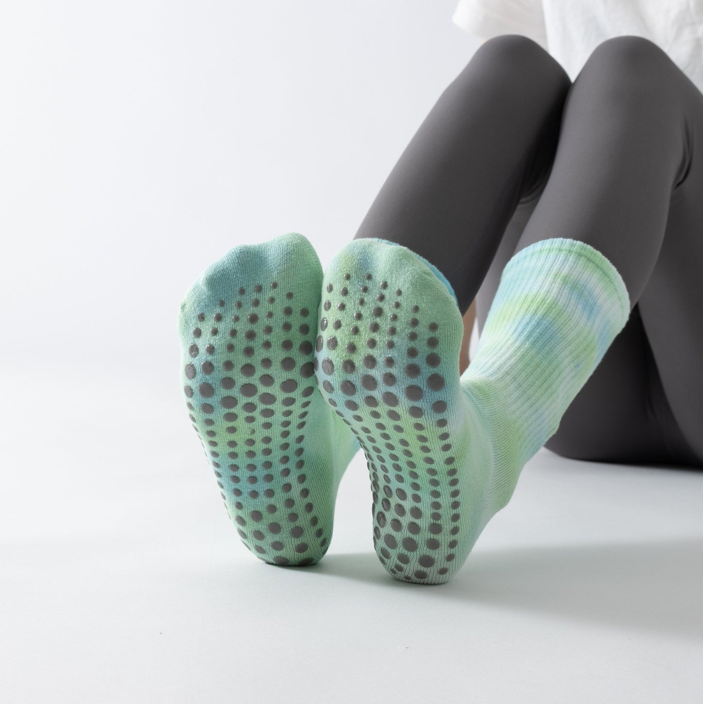 Fresh-style yoga pilates socks, aerobics dance non-slip socks