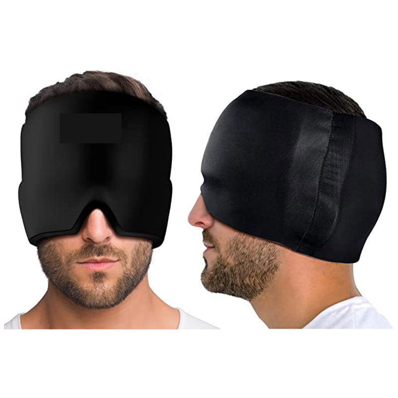 Cross-border Temu Migraine Relief Cap Gel Ice Compress Headgear Cold Compress Headgear Cooling Migraine Cold Compress Headgear
