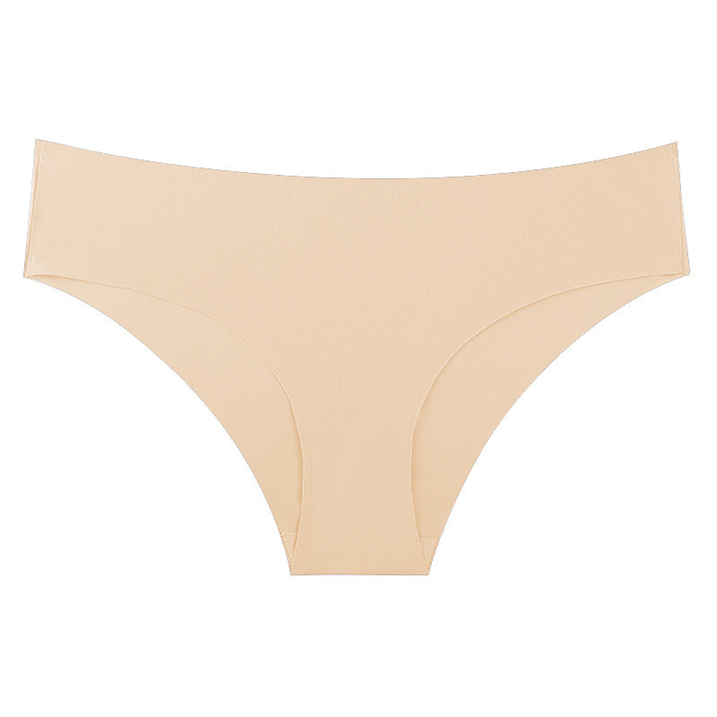 Seamless underwear for women, ice silk sexy briefs
