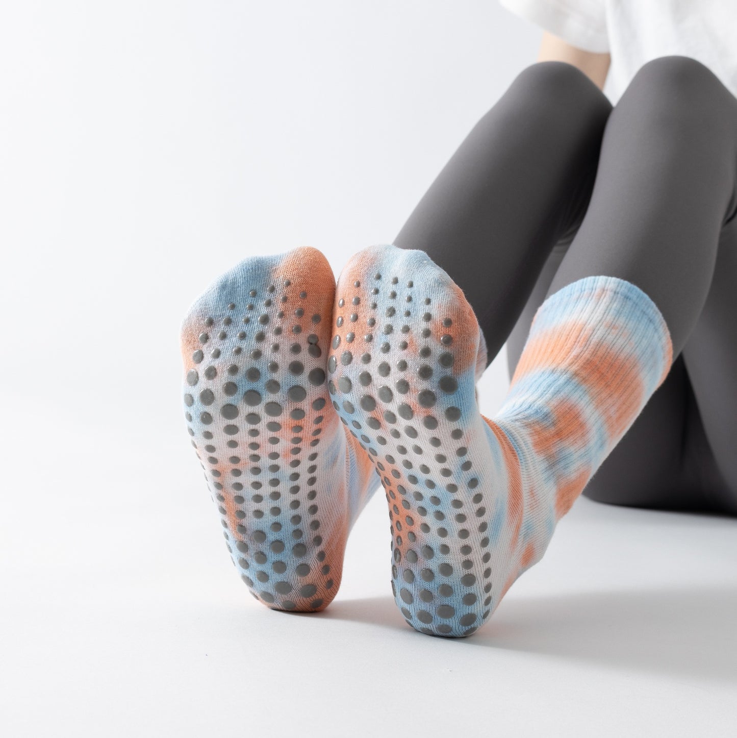 Fresh-style yoga pilates socks, aerobics dance non-slip socks