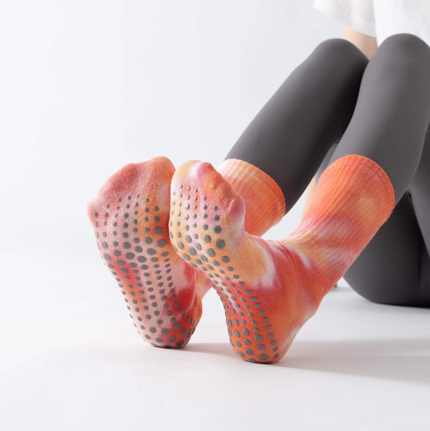 Fresh-style yoga pilates socks, aerobics dance non-slip socks