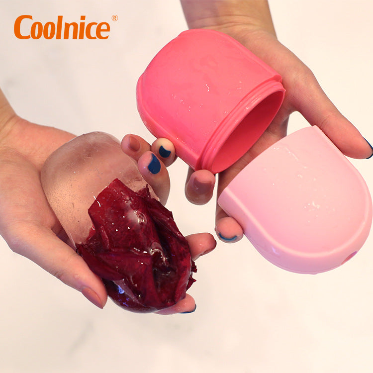 Foreign trade new product beauty ice compress silicone ice tray body massage face skin care ice roller cross-border spot