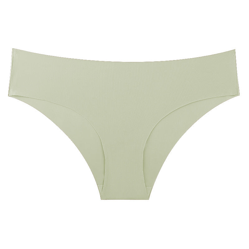 Seamless underwear for women, ice silk sexy briefs
