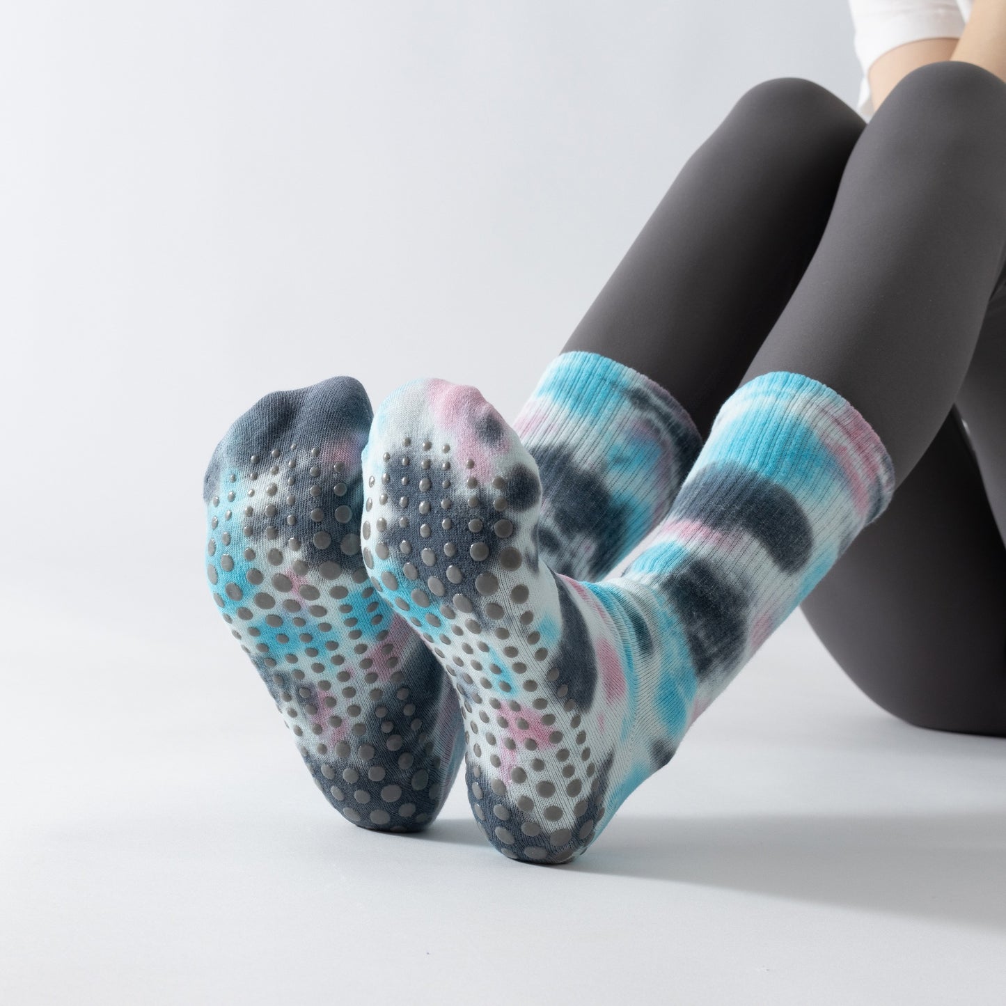 Fresh-style yoga pilates socks, aerobics dance non-slip socks
