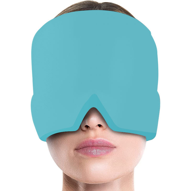 Cross-border Temu Migraine Relief Cap Gel Ice Compress Headgear Cold Compress Headgear Cooling Migraine Cold Compress Headgear