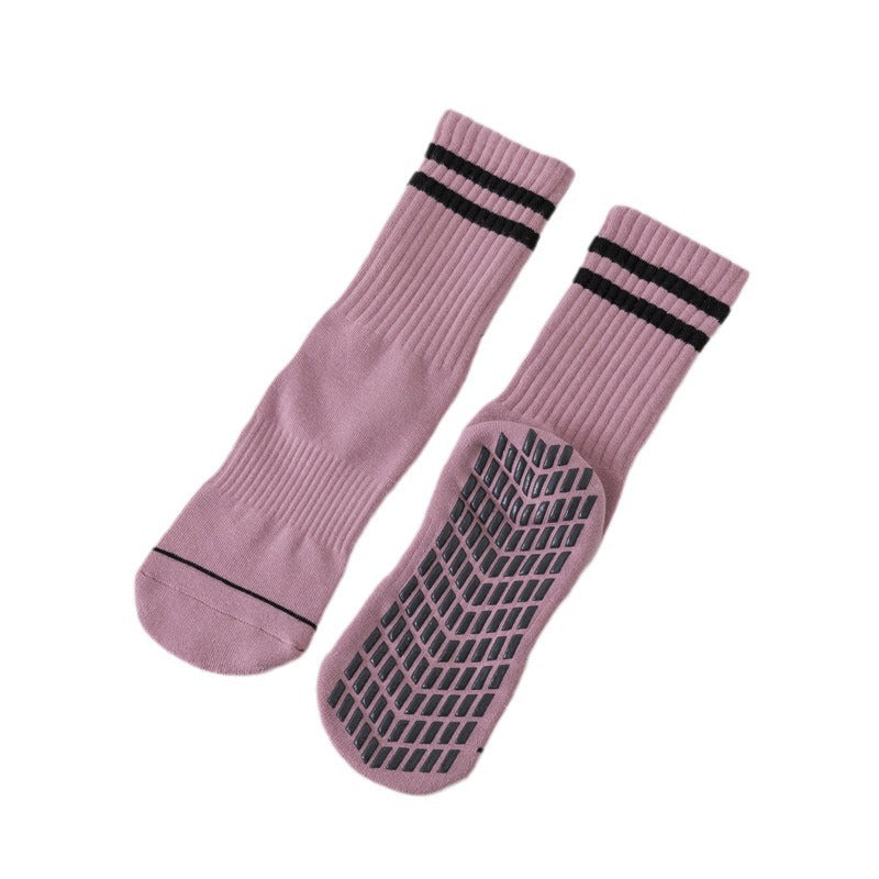 Yoga socks, women mid-tube non-slip socks