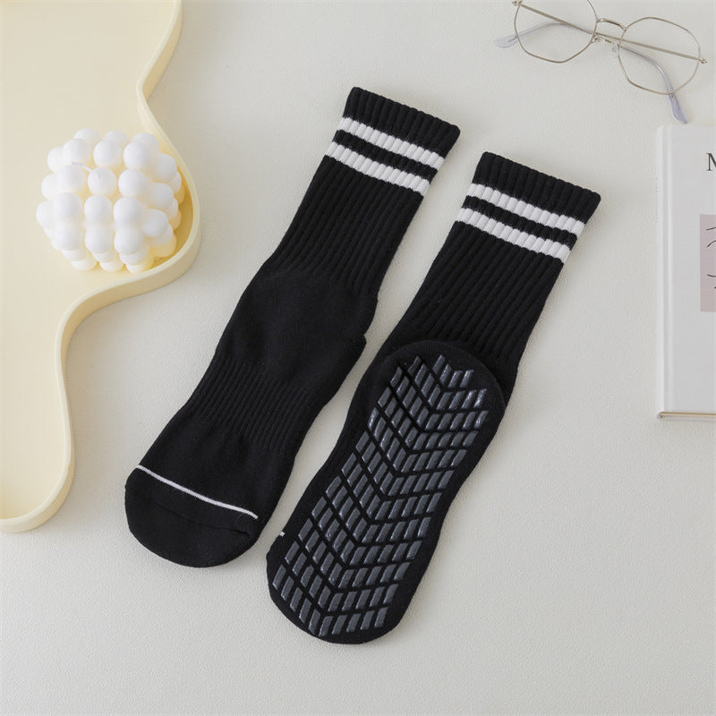 Yoga socks, women mid-tube non-slip socks