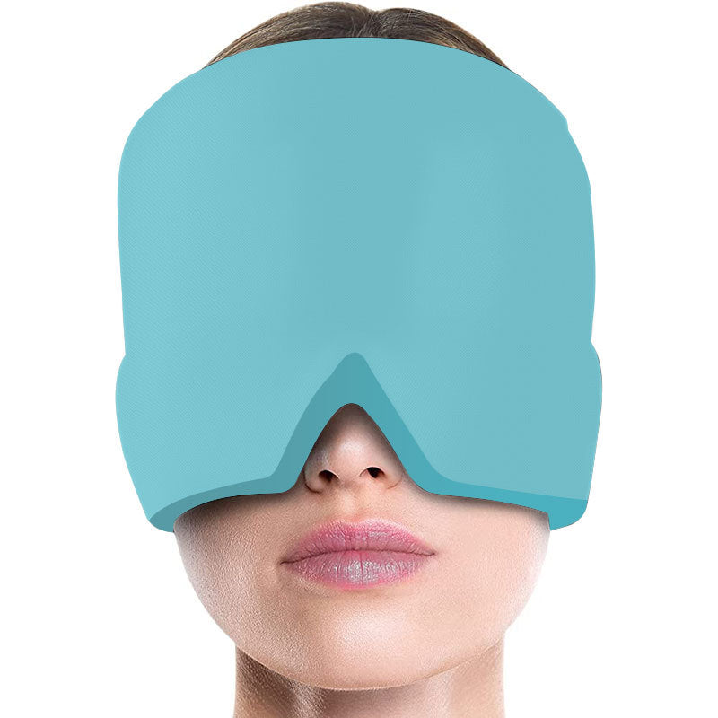Cross-border Temu Migraine Relief Cap Gel Ice Compress Headgear Cold Compress Headgear Cooling Migraine Cold Compress Headgear