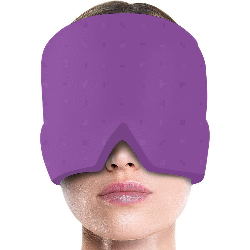 Cross-border Temu Migraine Relief Cap Gel Ice Compress Headgear Cold Compress Headgear Cooling Migraine Cold Compress Headgear