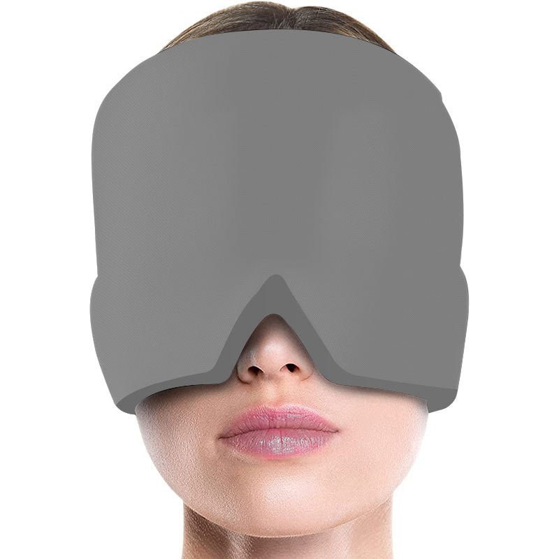 Cross-border Temu Migraine Relief Cap Gel Ice Compress Headgear Cold Compress Headgear Cooling Migraine Cold Compress Headgear