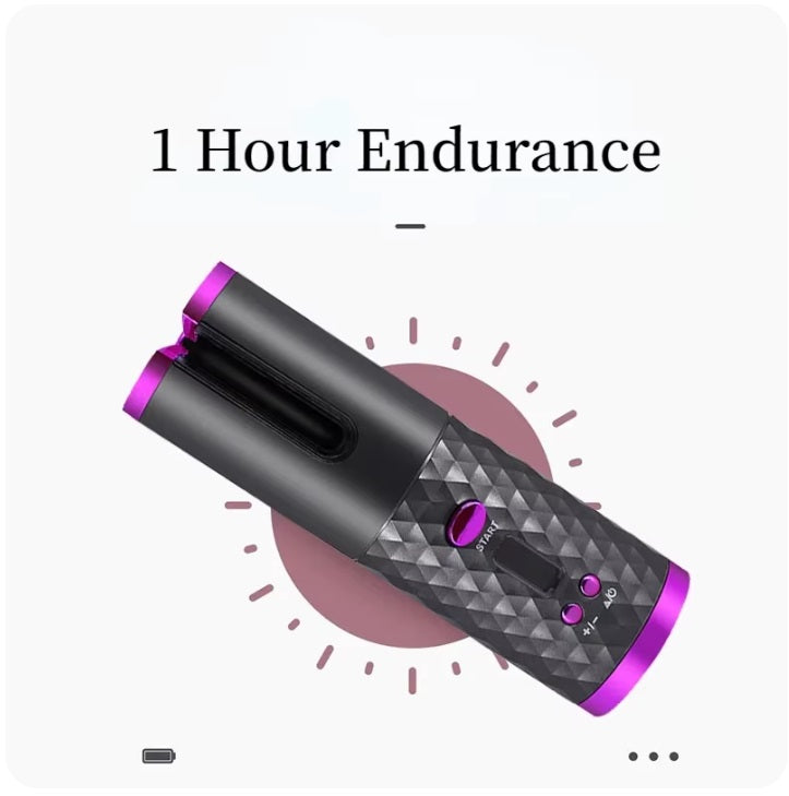 portable USB charging automatic hair curler