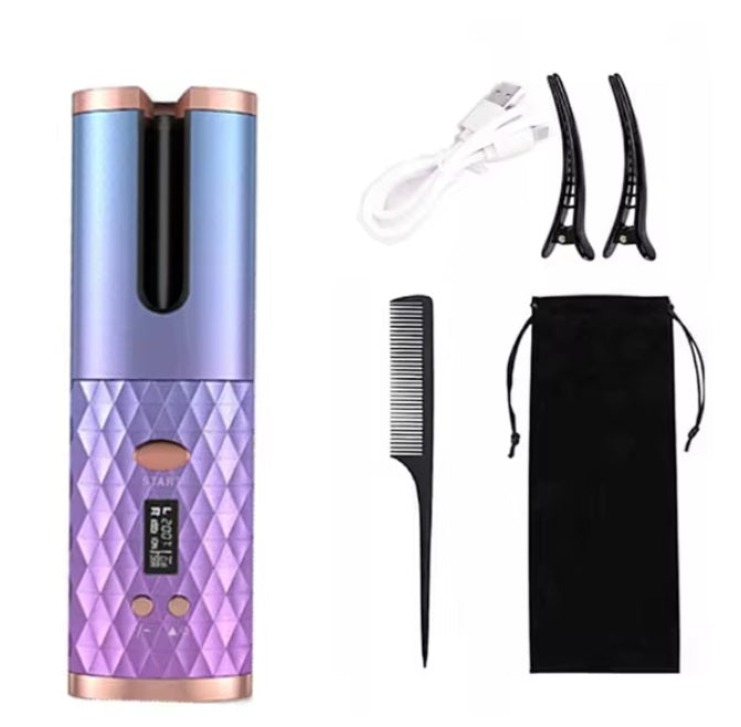 portable USB charging automatic hair curler