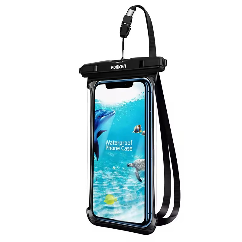 Universal Waterproof Phone bag (Suitable for I-Phone, Samsung, Xiaomi ...) Rainproof, Underwater Water-proof Bag