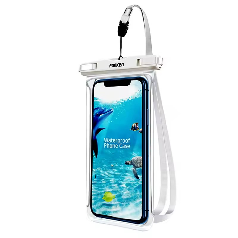 Universal Waterproof Phone bag (Suitable for I-Phone, Samsung, Xiaomi ...) Rainproof, Underwater Water-proof Bag
