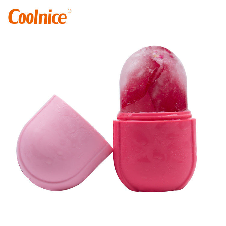 Foreign trade new product beauty ice compress silicone ice tray body massage face skin care ice roller cross-border spot
